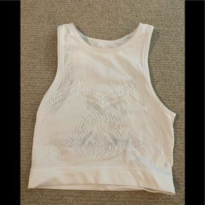Lululemon white crop